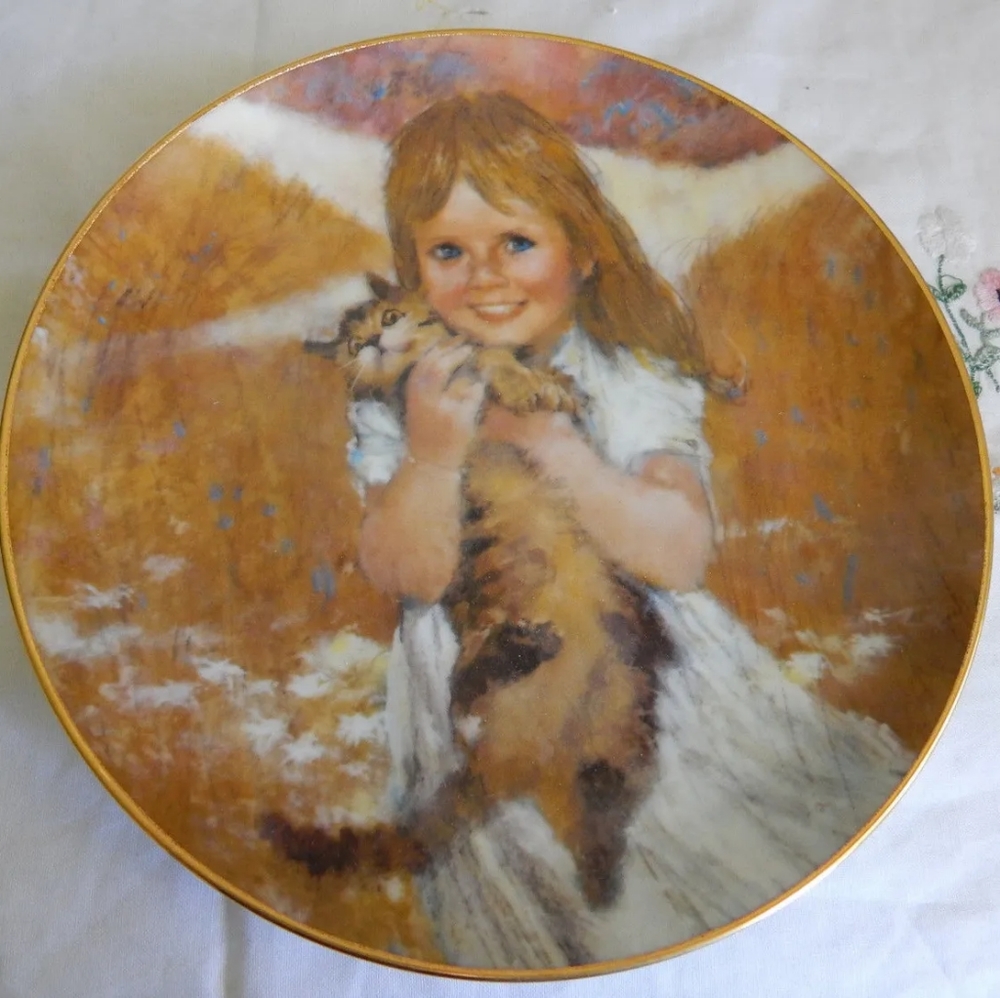 "MY KITTY" PLATE BY THORNTON UTZ